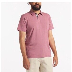 Public Rec OTG Polo Shirt Men’s S Pink Performance Stretch Casual Preppy Golf